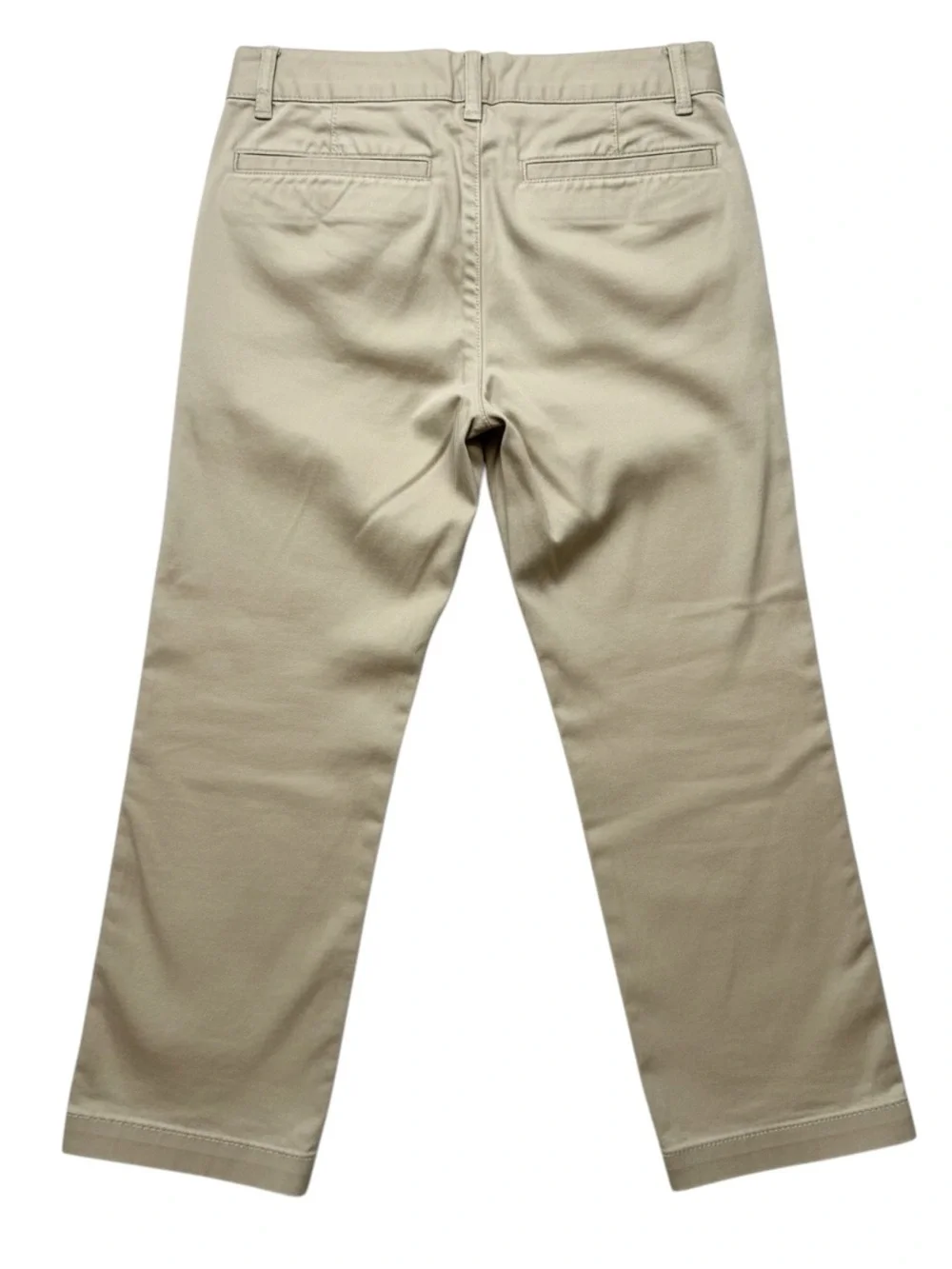 The Children's Place Boys Size 5 Stretch Chino Pants Uniform Tan Beige Khaki NWT